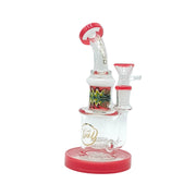 7.8-Inch Glass Bong with Colored Base (MST270)