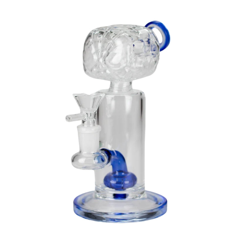 7" Glass Bong - Light Blue (C8022)