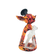 Silicone Character Bong with Glass Chamber (MST248)