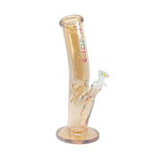 12-Inch Colored Glass Straight Tube Bong (MST216)