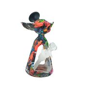 Silicone Character Bong with Glass Chamber (MST248)