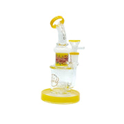 7.8-Inch Glass Bong with Colored Base (MST270)