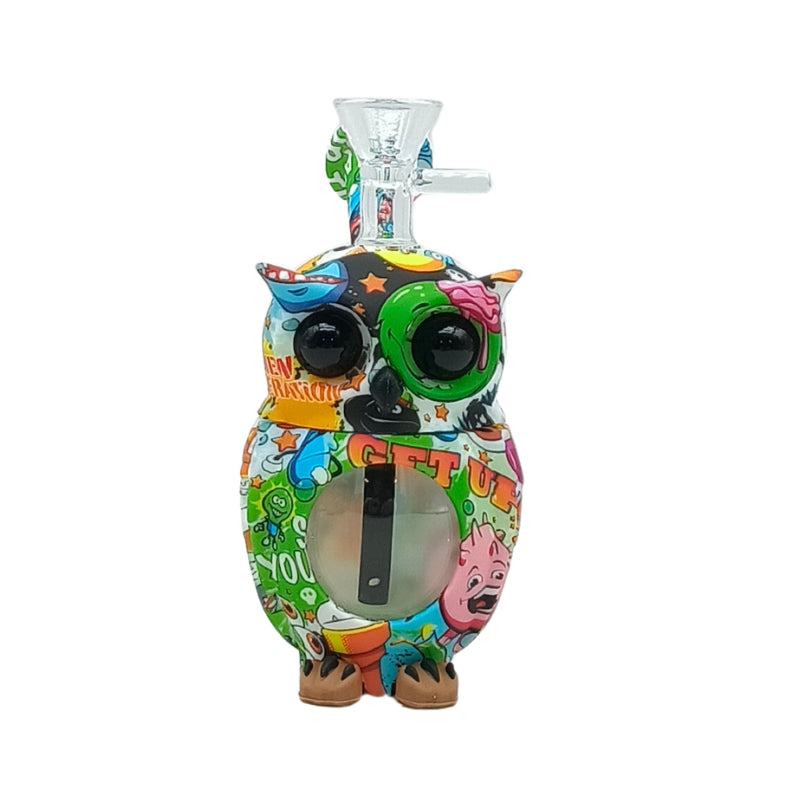 Owl-Shaped Novelty Silicone Bong (MST249)
