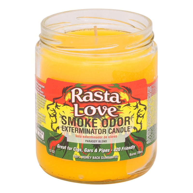 Rasta Love Smoke Odor Pop Culture Exterminator 13oz Candle