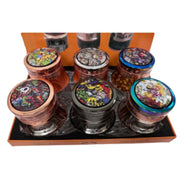 Spinnable Rick & Morty Cartoon Sticker Grinder – MG065-3