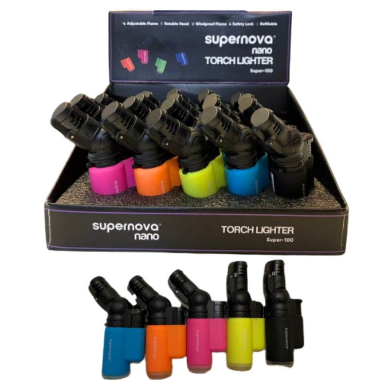 SUPERNOVA NANO JET FLAME LIGHTER - 20/Display