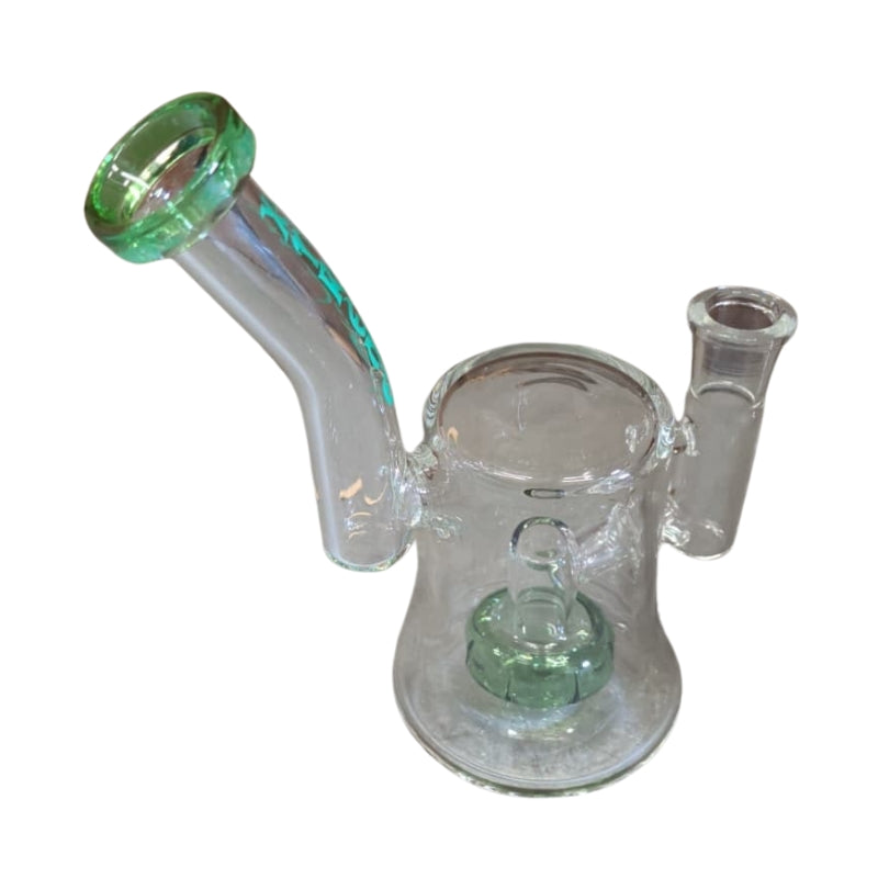 7" Xtreme Glass Bong with Bowl & Banger - Green (DCK013-B)