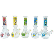 10″ Borosilicate Glass Bong with Printed Design (MST202)