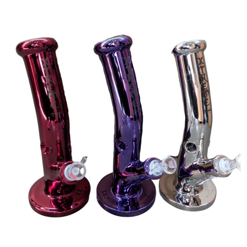 12" Xtreme Glass Bong with Bowl -Assorted (XTR334)