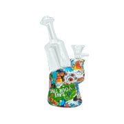 Silicone Base Bong with Glass Tube (MST241)