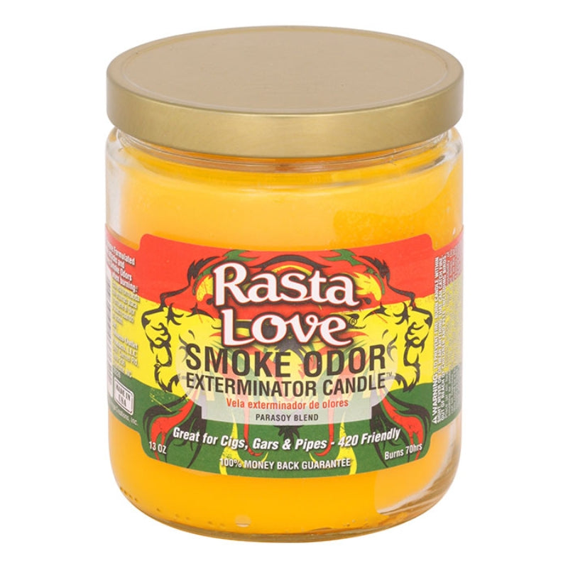 Rasta Love Smoke Odor Pop Culture Exterminator 13oz Candle