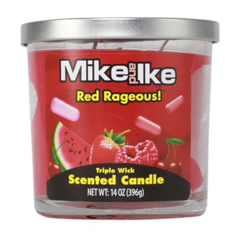 Mike and Ike Red Rageous Triple Wick Scented 14oz Candle - Single