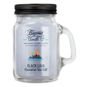 Black Lava Hawaiian Sea Salt 4oz Beamer Candle Co.