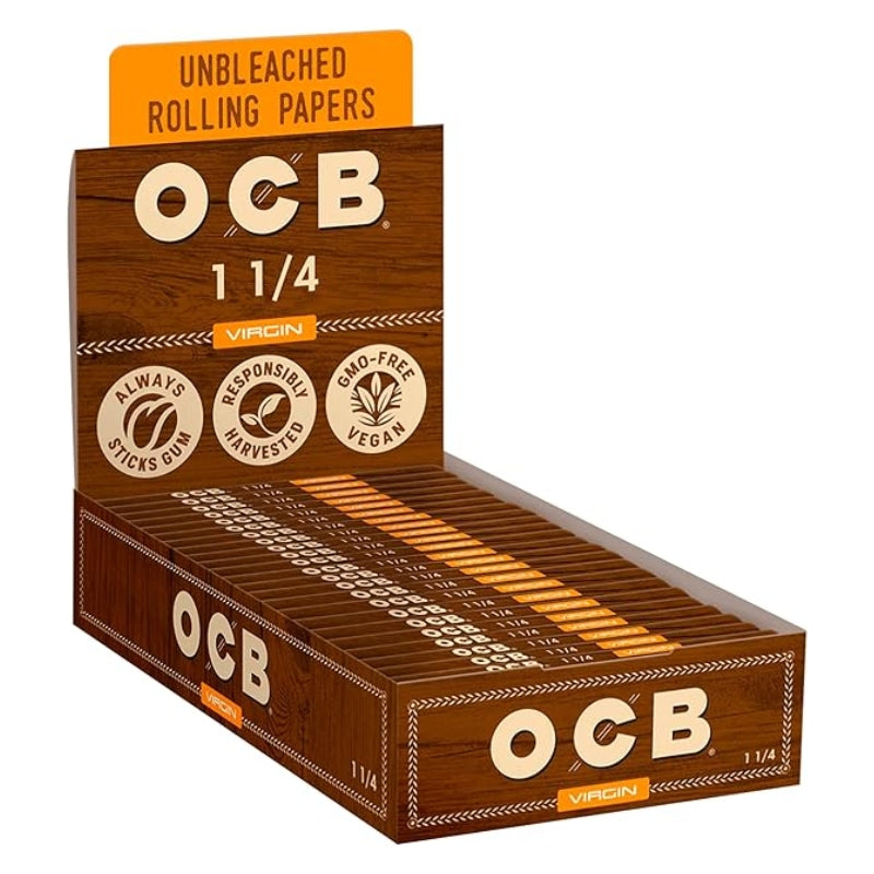 OCB Rolling Papers Unbleached 1 1/4 - CP1199 - 24 Booklets