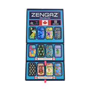 Zengaz Wing (ZL-13) Jet Rubberized Cube Lighters - 48ct - Series 7-A