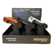 SUPERNOVA GUN TORCH LIGHTER WITH LOCK - 12/Display