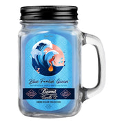Blue F*#kin Ocean 12oz Glass Mason Jar Candle by Beamer Candle Co.