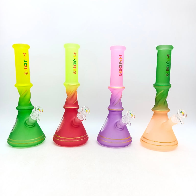 12-Inch Colored Glass Beaker Bong (MST217)