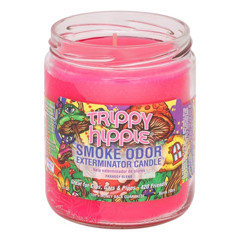 Trippy Hippie Smoke Odor Pop Culture Exterminator 13oz Candle