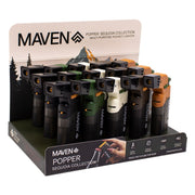 Maven Popper Sequoia Collection Lighter Display of 15