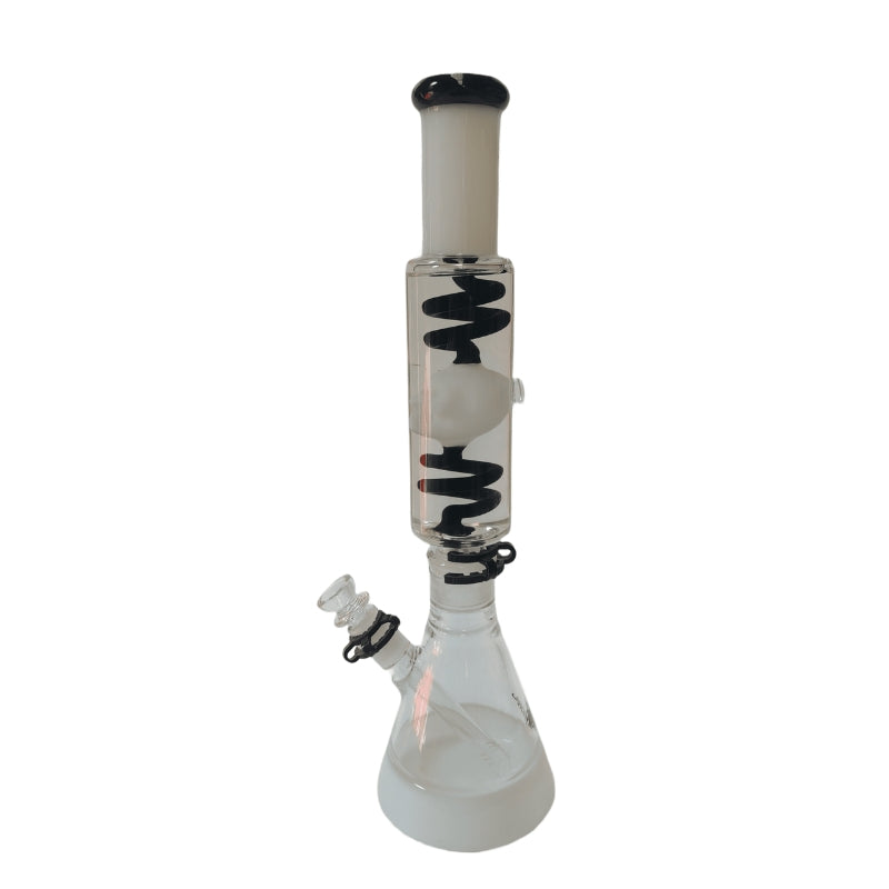 Xtreme Frost Reaper Skull Coil Bong – White (TDO-034)