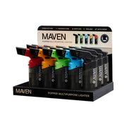 Maven Popper Transparent Collection Lighter Display of 15