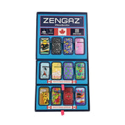 Zengaz Wing (ZL-13) Jet Rubberized Cube Lighters - 48ct - Series 7-B