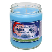 Clothesline Fresh Smoke Odor Pop Culture Exterminator 13oz Candle