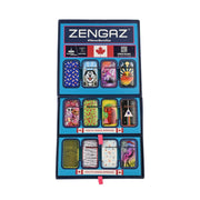 Zengaz Wing (ZL-13) Jet Rubberized Cube Lighters - 48ct - Series 7-C