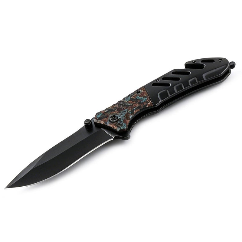 MSK007 - Black Folding Pocket Knife