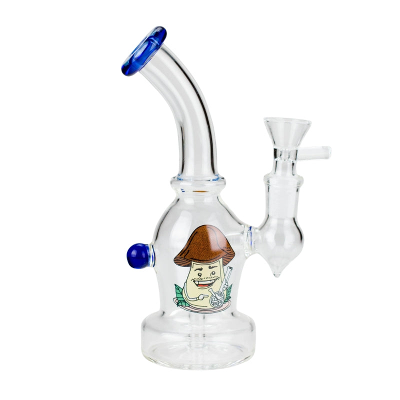 Cartoon Print, Glass Bong comes with Percolator (F230829-2B-Sticker 3)