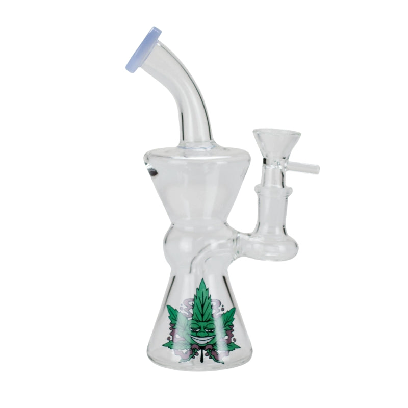 7"Alien Glass Bong (F230829-4-Sticker 2)