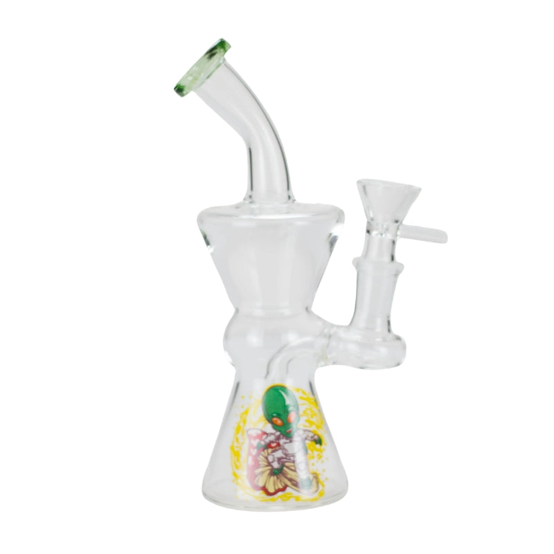7" Monster, Glass Bong (F230829-4-Sticker 3)