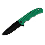 MSK091 - Green Textured Folding Knife