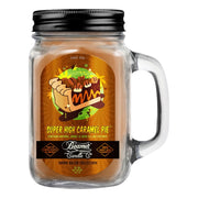 Super High Caramel Pie 12oz Glass Mason Jar Candle by Beamer Candle Co.