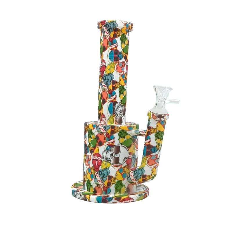 Silicone Beaker Bong with Glass Bowl (MST231)
