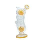 10.2-Inch Mini Glass Bong with Colored Bowl (MST280)