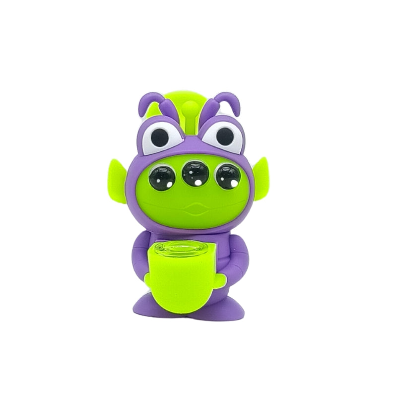 Character-Shaped Silicone Mini Bong (MST250)