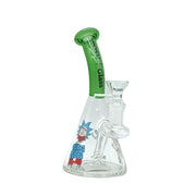 7.2 in - Colorful Cartoon Glass Bongs (PG1136)