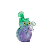 4.5-Inch Owl Shape Color Glass Mini Rig (MST209)
