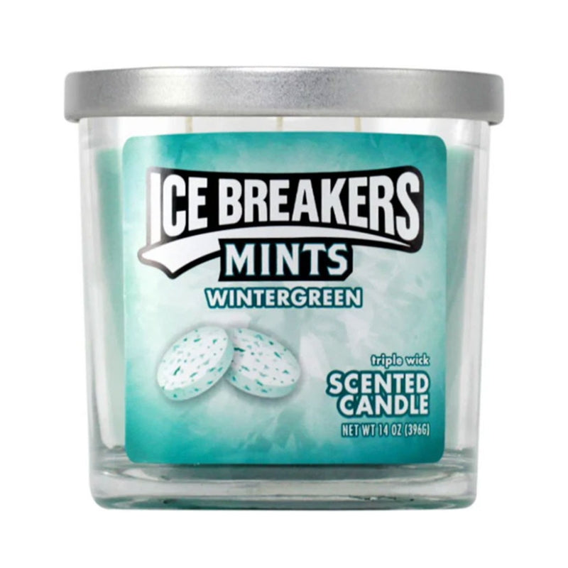 Ice Breakers Mints Wintergreen Triple Wick Scented 14oz Candle - Single