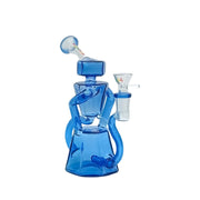 8-Inch Colorful Glass Bong - (MST261)