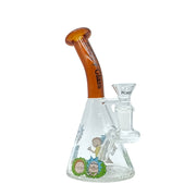 7.2 in - Colorful Cartoon Glass Bongs (PG1136)