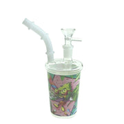 5″ Coffee Cup Design Glass Bong (WP0942-Sticker 12)