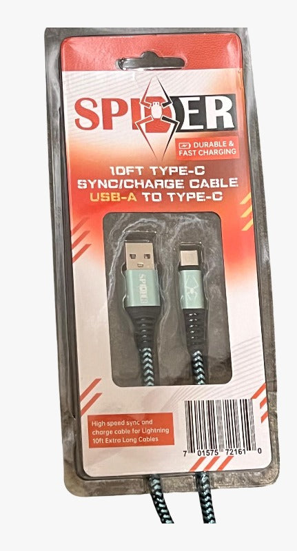 Spider-10` Cable (USB-A to Type C)