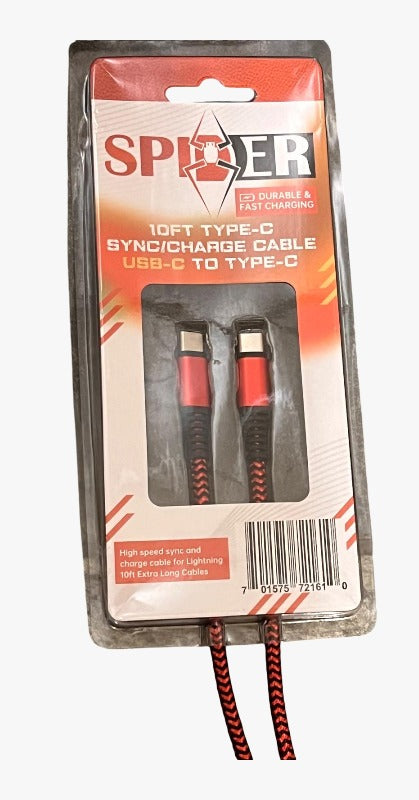 Spider-10` Cable (Type C- Type C)