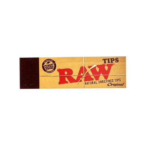 Smoking:Rolling Papers And Hemp Wraps:Raw:Raw - Authentic Original Tips - Original