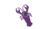 H296 - Purple Lobster Silicone Smoking Pipe