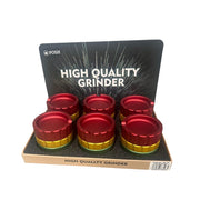 GR-96 - POSH Jumbo Rasta Grip Grinder - 6/Display