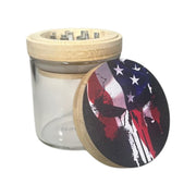 GR-05 - POSH 2-in-1 Glass Herb Jar with Grinder - 6/Display